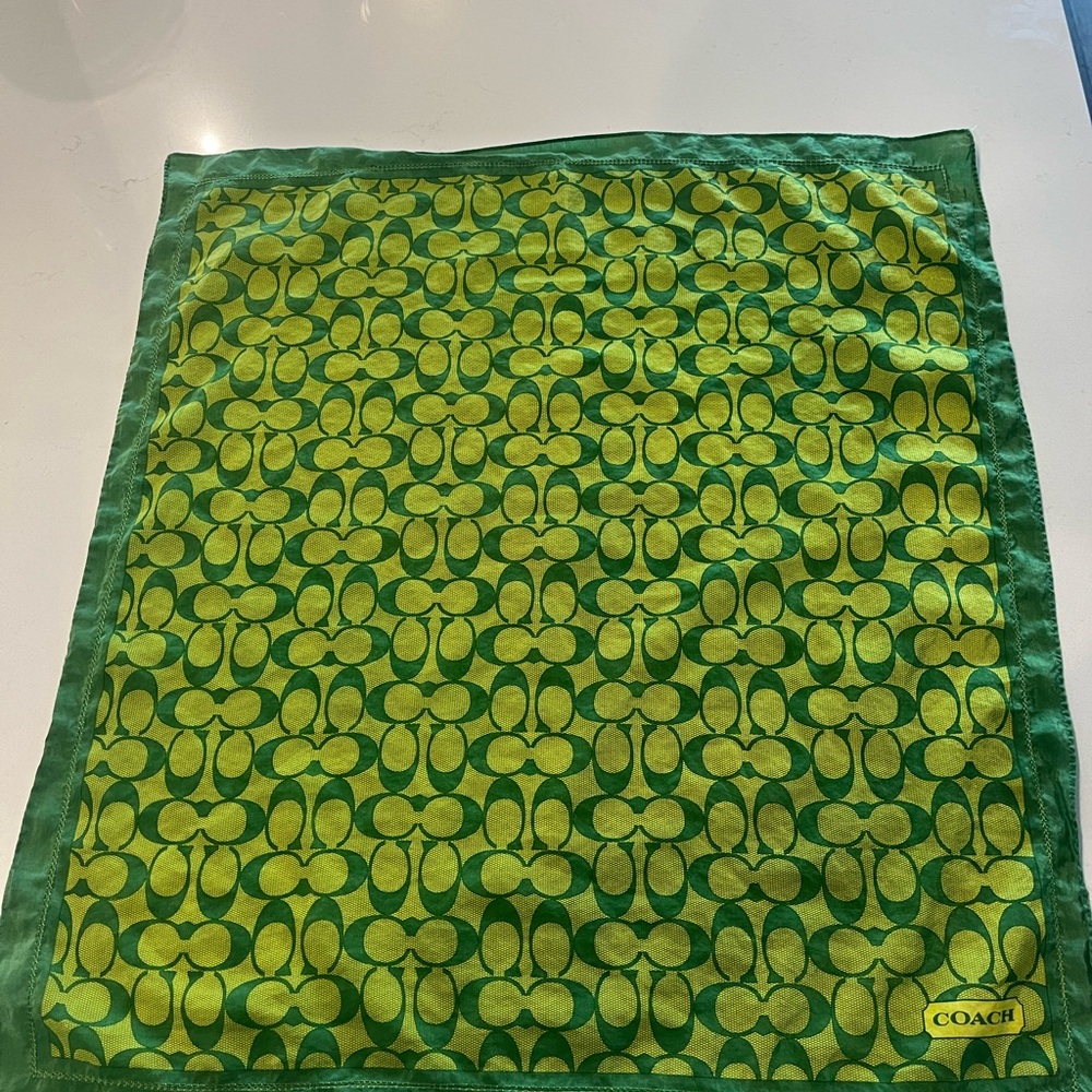 Coach cotton scarf
